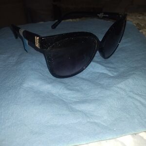 Black Glitter Sunglasses